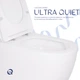 Унитаз подвесной Qtap Robin Ultra Quiet безободковый с сиденьем Soft-close 520x365x365 мм WHITE - изображение 6