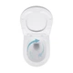 Унитаз подвесной Qtap Jay безободковый Ultra Quiet с сиденьем Soft-close QT07335177W - изображение 6