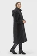 Жіночий зимовий пуховик з капюшоном, чорний, класика casual Basic (чорний, 3XL), 39266, 28532 - изображение 3