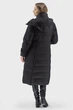 Жіночий зимовий пуховик з капюшоном, чорний, класика casual Basic (чорний, 3XL), 39266, 28532 - изображение 4