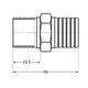 Thermo Alliance Одинарник 6 (желт.) под шланг SD4246 - изображение 2