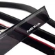 Дефлектори вікон вітровики Daewoo Nexia 1995-2011 Скотч 3M Voron Glass - зображення 2
