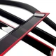 Дефлектори вікон вітровики Daewoo Nexia 1995-2011 Скотч 3M Voron Glass - зображення 3