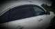 Дефлектори вікон вітровики для Infiniti EX35 / 37 2007- З Молдингом Хром - изображение 1