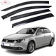 Дефлектори вікон вітровики HIC для Volkswagen Jetta 2011- (VW44) - зображення 1
