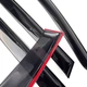 Дефлектори вікон вітровики Chevrolet Aveo T200 2002-2011 Хечбек Скотч 3M Voron Glass - зображення 3