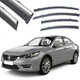 Дефлектори вікон вітровики Benke для Honda Accord 9 2014-2018 Хром Молдинг (BHDAC1423-W/S) - изображение 1