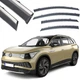 Дефлектори вікон вітровики для Volkswagen ID 6 2021- Хром Молдинг З Нержавіючої Сталі 3D (BVWID62123-W/S) - зображення 1