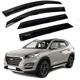 Дефлектори вікон вітровики Acrylic для Hyundai Tucson (TL) 2015-2020 Гнучки - зображення 1