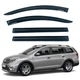 Дефлектори вікон вітровики Renault Logan MCV 2012- Скотч 3M Voron Glass - изображение 1