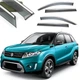 Дефлектори вікон вітровики Benke для Suzuki Grand Vitara 2015- Хром Молдинг Із Нержавіючої Сталі 3D - изображение 1
