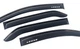Дефлектори вікон вітровики Renault Logan 2004-2012 Седан 3М Скотч Voron Glas - изображение 4