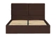 Двуспальная кровать RidneTut Johnson Lite 160х200 см Lili 18 Какао (33410010-18160) - изображение 1