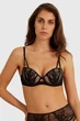 Бюстгальтер з ущільненою чашкою Yamamay 70E Чорний (Black) (112181) - зображення 1