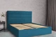Двуспальная кровать RidneTut Edison Lite 180х200 см Holand 870 Голубая (33410013-870180) - изображение 4