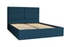 Полуторне ліжко RidneTut Johnson Lite 140х200 см Chicago 12 Темно-синє (33410010-12140) - зображення 2