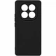 Силиконовый чехол Soft Touch для Xiaomi Redmi Note 14 Pro 4G черный - противоударный бампер с микрофиброй, полная защита - изображение 1