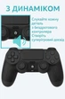 Бездротовий геймпад DATA FROG для PS4 / Slim / Pro / Windows / Apple / Android / Steam / Чорний - зображення 4