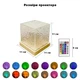 Ночник проектор КУБ с проекцией воды настольная RGB лампа с эффектом водяной волны - изображение 2