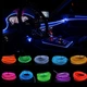 Підсвітка салону авто RGB гнучкий неон 5 метрів змінює 7 кольорів USB прилад - зображення 3