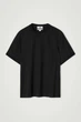 Футболка чоловіча COS Mercerised Cotton L чорний - зображення 3