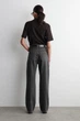 Женские джинсы COS straight-leg 24 washed black - изображение 3
