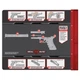 Коврик для чистки пистолета Glock Real Avid Smart Mat AVGLOCKSM - изображение 1