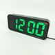 Часы настольные DT-6508 с будильником и USB зарядкой с зеленой подсветкой, лед часы настольные - изображение 2