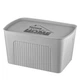 Ящик з кришкою для зберігання Ardesto ARHC2523G 45.5х31х24.5 см сірий - зображення 1