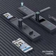 Розумний дверний замок з камерою Wi-Fi відбитком пальця і ключ-картою Чорний (JDT-0847123) - зображення 9