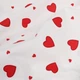 Набір простирадл на резинці Cosas Ранфорс ROSE RUBY HEARTS 60x120x12 см 2 шт (4822052398906) - зображення 8