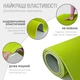 Коврик для йоги и фитнеса EasyFit TPE+TC 6 мм двухслойный лимонный-серый - изображение 3