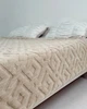 Плед Dushka Home Королевская Шиншилла Ромб 21227 200х230 см бежевое - изображение 2
