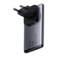Адаптер мережевий Baseus Gan5 Pro Ultra - Slim Fast Charger C + U 65W (Overseas Edition) (CCGP150113) - зображення 1