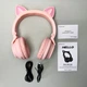 Беспроводные наушники Cat Ear Borofone BO18 (Розовый) - изображение 4