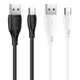 Кабель Hoco Type-C Ultimate silicone charging data cable X61 |1m, 3A| black - изображение 7