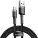 Кабель USB Baseus Cafule Type-C 2A 2m, Black+Gray (CATKLF-CG1) - изображение 1