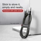 Кабель USB Baseus Cafule Type-C 2A 2m, Black+Gray (CATKLF-CG1) - изображение 4