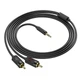 Кабель Hoco 3.5 double Lotus RCA audio cable UPA28 |1.5M| Black - изображение 9