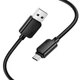 Кабель Hoco Micro USB Beneficio charging data cable X113 |1m, 2.4A| black - изображение 3