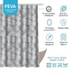 Штора для ванної кімнати PALM з кільцями 12 шт 180x180 PEVA - изображение 2