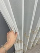 Готова тюль (3х2,7м.) "Грек-сітка" з вишивкою. Колір молочний з бежевим. Код 1473т 40-404 - зображення 5