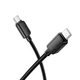 Кабель Hoco Type-C to Type-C Beneficio charging data cable X113 |1m, 60W/3A| black - зображення 1