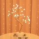 Настольный светильник ночник Bonsai Tree LED декоративный для интерьера с питанием от USB и батареек гибкие ветки для создания уютной атмосферы в спальне или гостиной светодиодный осветительный прибор для декора стола - изображение 2