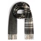 Шарф Piquadro Accessories Piquadro Black-Grey SC6585SC22_NGR - изображение 1