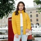 Женская демисезонная куртка желтая 2XL - изображение 2
