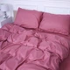 Простынь на резинке MirSon Mikrosatin Premium №17-1608 Heather Rose 180x200x25 см (2200006412021) - изображение 4