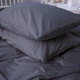 Простынь MirSon Mikrosatin Premium №19-0000 Monument однотонная 200x220 см (2200007235704) - изображение 7