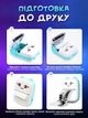Детский термопринтер с аккумулятором Mini printer Cat Ears с Bluetooth Синий 8499 - изображение 3