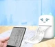 Детский термопринтер с аккумулятором Mini printer Cat Ears с Bluetooth Синий 8499 - изображение 8